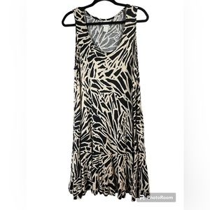 H&M Geometric Sleeveless Mini Dress Size Large